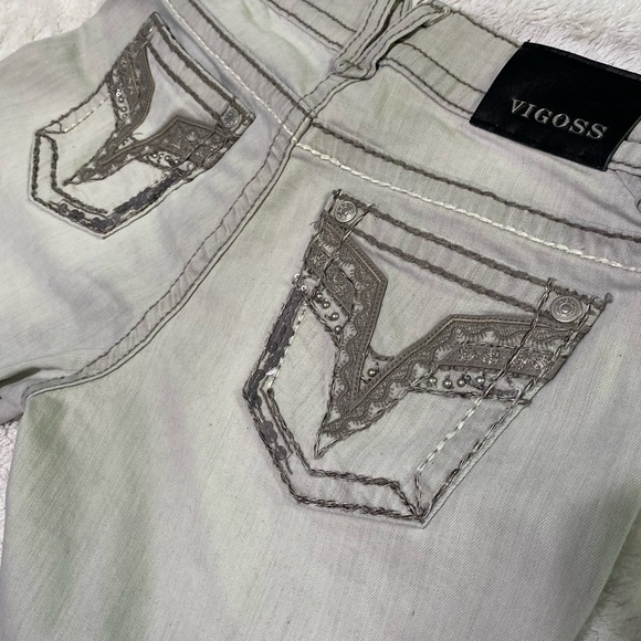 Vigoss Gray Chelsea Skinny Jeans - Picture 3 of 9